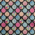thumbnail image 1 of oneOone Georgette Viscose Black Fabric Ornament Dress Material Fabric Print Fabric By The Yard 42 Inch Wide, 1 of 6