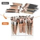 thumbnail image 4 of Organizador de brochas de maquillaje HIIMIEI, acrílico transparente, 6 ranuras, 4 of 7