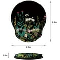 thumbnail image 6 of Mouse Pad with Wrist Support, Ergonomic Mouse Pad with Memory Foam Wrist Rest Cushion, Non-Slip Rubber Base Gaming Mice Pad for Home Office Computer Laptop, Flowers, 6 of 14
