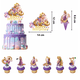 thumbnail image 5 of Globos de cumpleaños kit decoración fiesta alusivo a princesa Rapunzel, 5 of 8