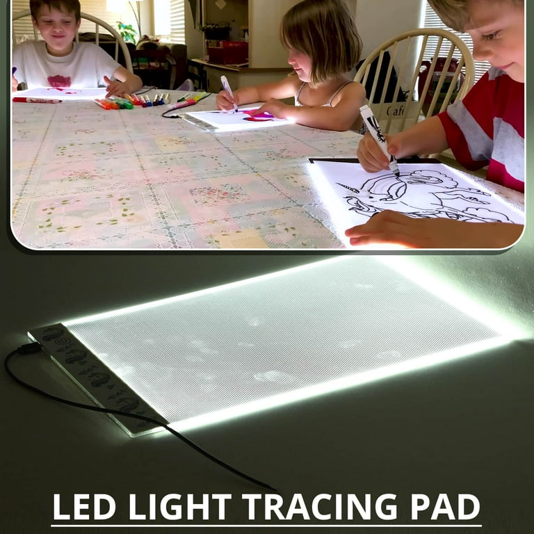 Shop LC Unicorn LED Light Tracing Pad 3D LED Drawing Board Art Board Kids  Craft Valentines Day Gifts