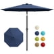 thumbnail image 1 of QinaQin Sombrilla para patio de 10 pies, paraguas de mesa para exterior con manivela suave, inclinación con botón y 8 varillas resistentes, protección UV e impermeable para jardín o terraza, 1 of 7