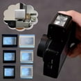 thumbnail image 4 of Metal Cold Shoe Viewfinder for DSLR/Mirrorless Cameras – Waist-Level Display with 28mm/35mm/40mm Options Vintage-* Mirror Image & Concentric Lens Texture, 4 of 8