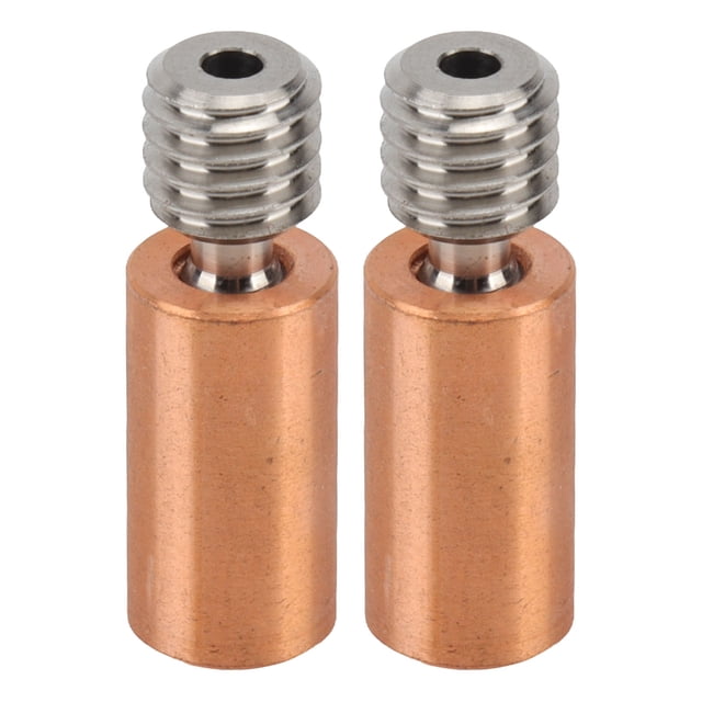 Rotura De Calor Bimetálica Tubo De Garganta Bimetálico De Enfriamiento Rápido Aleación De Titanio Cobre Rojo Resistente 2 Piezas Para Impresión ANGGREK Hardware