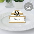 thumbnail image 2 of Big Dot of Happiness We Still Do - 50th Wedding Anniversary - Anniversary Party Tent Buffet Card - Table Setting Name Place Cards - Set of 24, 2 of 8