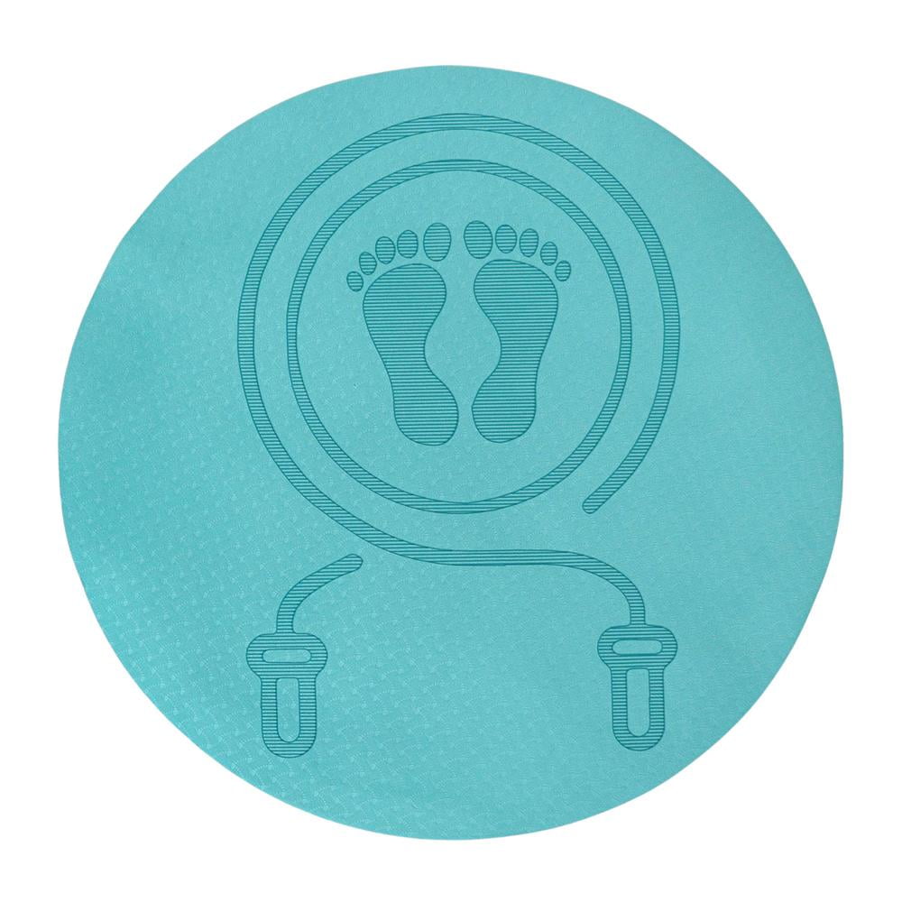 Julam 8mm Round Jump Rope Mat 8mm Indoor Round Skipping Rope Pad Shock