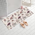 thumbnail image 2 of Red Mushroom Plant Light Pattern Bathroom Rugs Mat,Non Slip Microfiber Bathroom Rug,Rubber Backing,Soft Bathroom Mats for Bathroom Floor,Tub and Shower,60x24in(150x60cm), 2 of 4