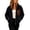 Black, variant on Women Relaxed Sherpa Jackets with Soft & Quality Polyester Construction for Everyday Wear