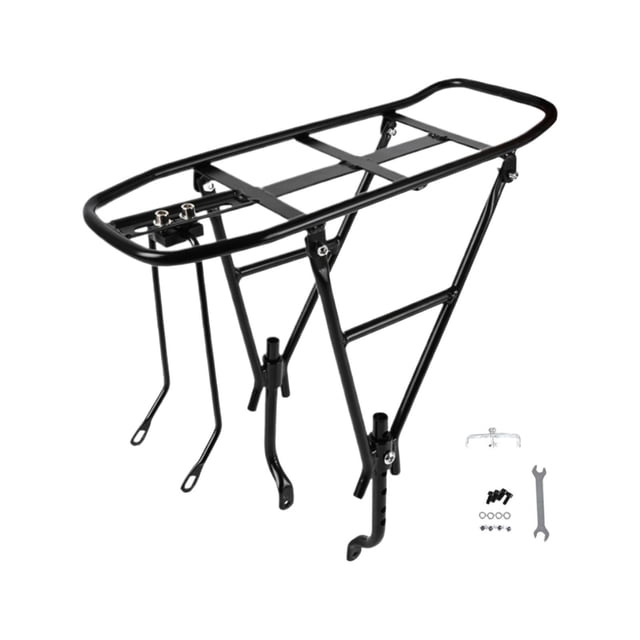 jinwen Bike Cargo Rack Easy to Install Rear Bike Rack for Road Bikes Riding Outdoor Adjustable