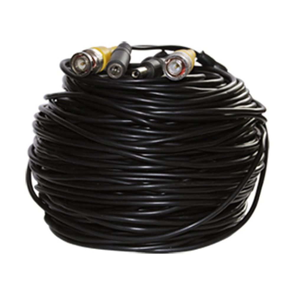 VideoSecu 10x 50 Feet Video Power Extension Cable Wire Cord for CCTV Security Camera with Free BNC RCA Connectors b8s - image 3 of 4