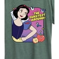 thumbnail image 3 of Disney Princess - Snow White The Sweetest Around - Women's Short Sleeve Graphic T-Shirt, 3 of 5