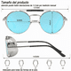 thumbnail image 2 of Lentes de Sol Malubero UV-400 Redondos Negros 2 Piezas, 2 of 3