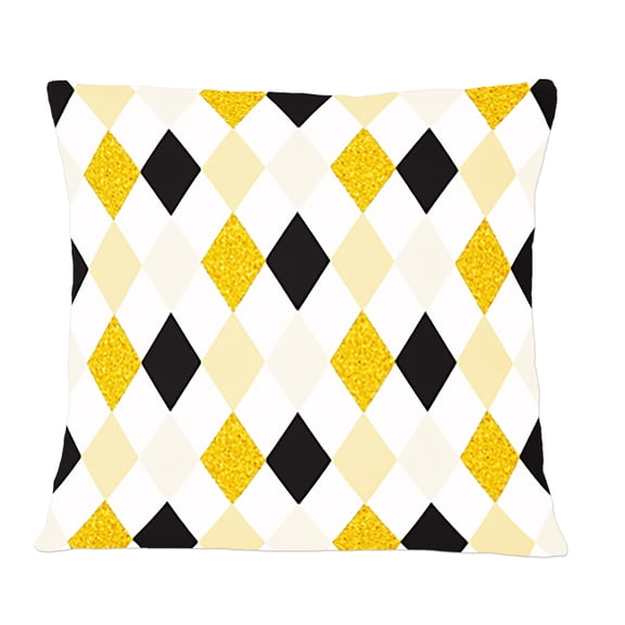 Designart Gold Chic Design II' Mid-Century Modern Throw Pillow - 12x20