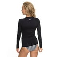 thumbnail image 3 of Roxy Womens Essentials LS Zipped Rashguard - Anthracite, 3 of 3