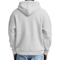 thumbnail image 6 of Telankuip Waffle Knit Hoodies for Men Full Zip Long Sleeve Hooded Sweatshirt Jackets Oversized Solid Color Raglan Sleeved Loose Lightweight Cozy Soft Casual Athletic Outerwear 2-White XXXXXL, 6 of 7