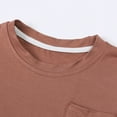 thumbnail image 6 of Akiihool Little Boy Tee Toddler T Shirts Summer Tshirts Boys Girls Basic Tee Undershirts Short Sleeve Clothes Crew Neck Shirts (Brick Red,3-6 Months), 6 of 9