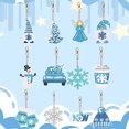 thumbnail image 3 of Llavero Con Diamante Taladro 12 Uds. Muñecos Nieve Forma Especial Doble Cara, 3 of 9