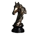 thumbnail image 2 of Estatua de cabeza de caballo Sunnimix resina decoración Del hogar 13 cm x 11,5 cm x 25,5 cm, 2 of 8