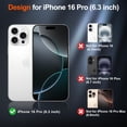 thumbnail image 2 of Funda magnética SUPFINE para iPhone 16 Pro, color morado oscuro, 2 of 7