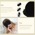 thumbnail image 6 of 100% Pure Mulberry Silk Sleeping Sleep Eye Mask Blindfold, 6 of 14