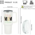 thumbnail image 3 of Wife Mom Nurse 40oz Tumbler With Handle Gifts For Family Slim Tumbler With Lid And Straw For Home, 3 of 6