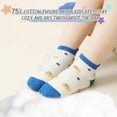 thumbnail image 2 of Calcetines Aroveea para niños pequeños, paquete de 12 unidades, algodón, antideslizantes, 1-3T, 2 of 6