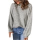 thumbnail image 1 of Suéteres Para Mujer, Suéteres de Otoño E Invierno, Suéter de Cuello Alto, Suéter Informal, Blusa Tejida, Tops Sólidos de Manga Larga Odeerbi ODB177393, 1 of 8