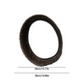 thumbnail image 5 of kkbbma Luxury Fluffy Winter Car Steering Wheel Cover for Women Soft Warm Plush Cute Auto Accessories for Vehicle, Sedan, Universal, Fuzzy, Anti Slip, 5 of 8