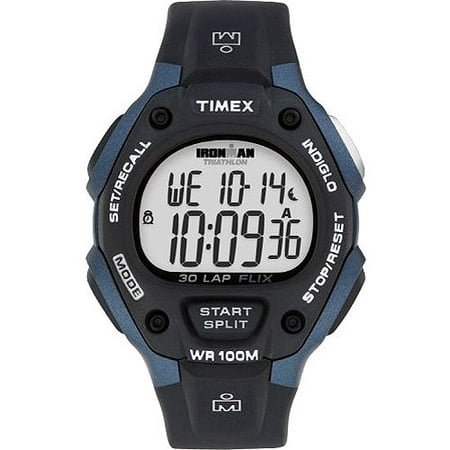 Timex Men's Ironman Classic 30 Full-Size Watch, Black Resin Strap