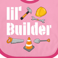 thumbnail image 4 of Inktastic Lil Builder- Future Construction Worker Boys or Girls Baby Bib, 4 of 4