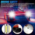 thumbnail image 3 of 4x H11 H9 H8 LED Headlight Kit High/Low Beam Fog Driving Bulbs 6500K Xenon White, 3 of 5