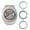 Gray, variant on Three in One Multi Functional Egg Cutter Egg Cutting Tool Household Songhua Egg Slicer And Splitter, 304 Stainless Steel Press Type for Slicing Wedges, Egg Slicer *1