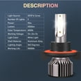 thumbnail image 2 of H13 LED Headlight Bulbs For Ford F150 2004-14 F-250 F-350 Super Duty 2005-2020, 2 of 10