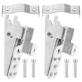 thumbnail image 3 of UPGRATOR Bike Foot Peg 2Pcs Metal Silver Shock-absorbing Foldable For Motorcycle Use, 3 of 8