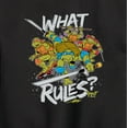 thumbnail image 3 of Teenage Mutant Ninja Turtles - What Rules - Toddler & Youth Crewneck Fleece Sweatshirt, 3 of 5