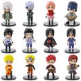 thumbnail image 4 of Muyoka 12 piezas Naruto Figura de acci贸n 12 estilos Naruto Shippuden Figura hecha a mano Juguete Uzumaki Naruto PVC Anime Figura de acci贸n Ninja Modelo Juguete Q Versi贸n Estatua Juguete coleccionable, 4 of 7