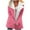 Pink, variant on Lindreshi Womens Shackets Coat in Clothing Women's Fashion Long Sleeve Pocket Plush Button Coat