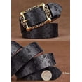 thumbnail image 4 of Belt women's real soft leather belt women's wide retro fashion Korean version versatile decorative jeans belt tide, 4 of 5