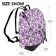 thumbnail image 2 of Disketp Daisies Flowers Mochila de Cuero para Mujer, Bolso de Espalda Antirrobo con Estilo para Viaje, Trabajo y Uso Diario, 2 of 4