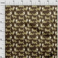thumbnail image 3 of oneOone Cotton Poplin Twill Brown Fabric Dog Sketch Sewing Craft Projects Fabric Prints By Yard 56 Inch Wide, 3 of 5