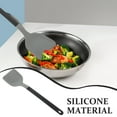 thumbnail image 2 of Espátula de silicona para cocinar, antiadherente, con mango largo, resistente al calor, 2 of 5