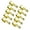 Gold, variant on NEXAVKPR 10Pcs Oval Flanges Mount Wardrobe Brackets Thickened Support Clothes Hanging Bar