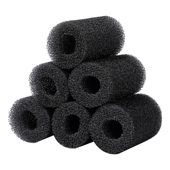 6-Pack Pre-Filter Sponge for Aquarium Shrimp Fry Fish Tank Filter 0.8” Intake,Replacement Foam Cover
