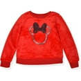 thumbnail image 3 of Disney Girl's 2-Piece Minnie Mouse Legging Pants Set with Sequined Pullover Long Sleeve Shirt, Red/Black, 3 of 3