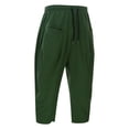 thumbnail image 5 of Men's Casual Harem Pants Breathable Loose Fit Summer Trousers Comfortable Daily Wear Versatile Basic Style Lightweight Relaxed Beach Yoga Men's Pants Relaxed Fit Lounge Big and Tall, 5 of 7