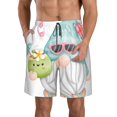thumbnail image 1 of Goofa Summer Gnome,Cute Gnome Printed Mens Swim Trunks Summer Quick Dry Short Beach Swimwear Bathing Suits-Small, 1 of 6
