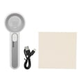 thumbnail image 2 of Magnifying Glass, Illuminated Handheld Magnifier High Clarity Touch Button 11X Ergonomic Long Handle 3 Levels Brightness  For Coins For Reading, 2 of 8
