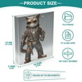 thumbnail image 5 of Cool Cat Stand Hardcover 3 Ring Binder 1.5 inch Round Rings with Interior Pockets Binders Organizer Office School 2 Pack, 5 of 9