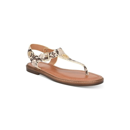 UPC 194009934975 product image for Tommy Hilfiger Womens Bennia Faux Leather Sling Back Thong Sandals | upcitemdb.com