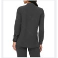 thumbnail image 4 of 2025 Womens Scrub Sets Medical Uniform Cool Stretch V-Neck Top And Cargo Pant Jogger Casual Unisex Workwear Suit Set Gray M, 4 of 4